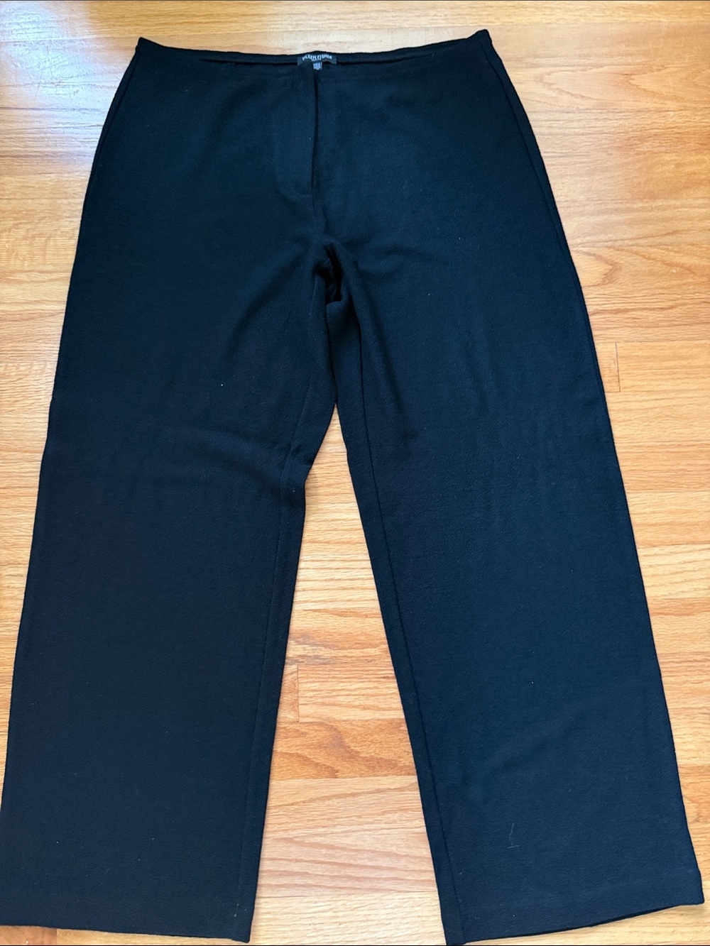 NWT Eileen Fisher Knitted Wool Wide Leg Pants PL